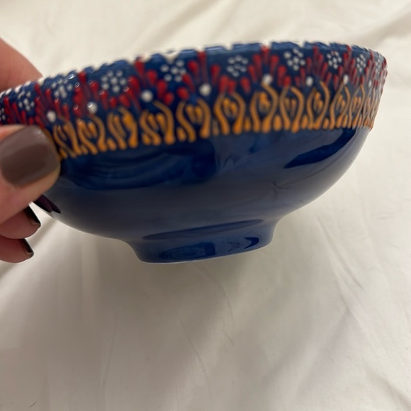 Natto Tulay 5” multi colored lace textured bowl - Picture 3 of 3